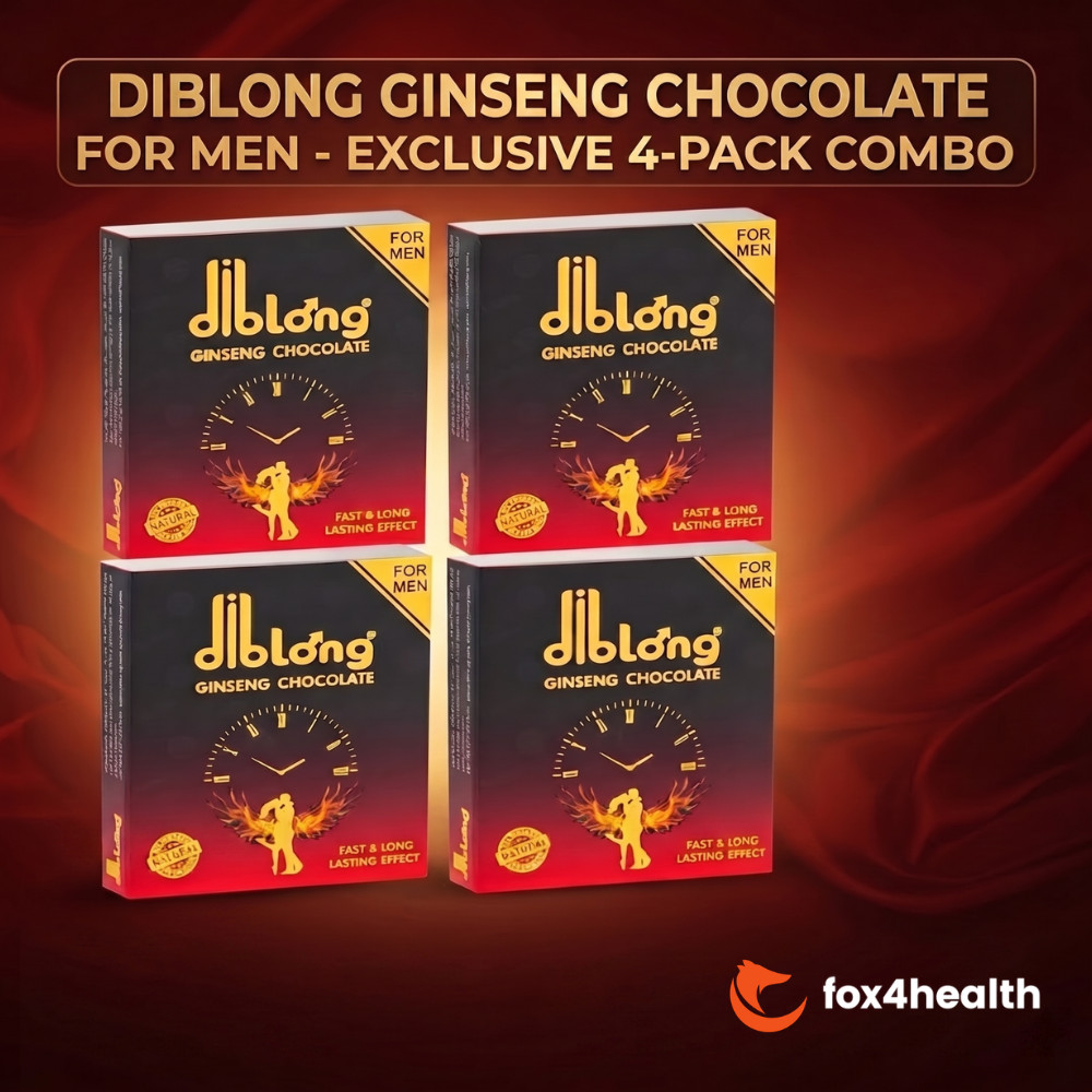 Diblong Energy Σοκολάτα για Άντρες x4 - Combo Προσφορά