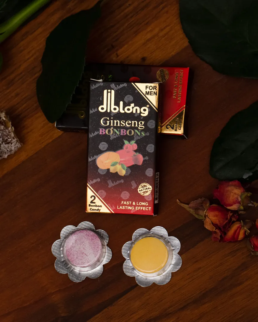 Diblong Ginseng Διεγερτικές Καραμέλες για Άνδρες  2τμχ