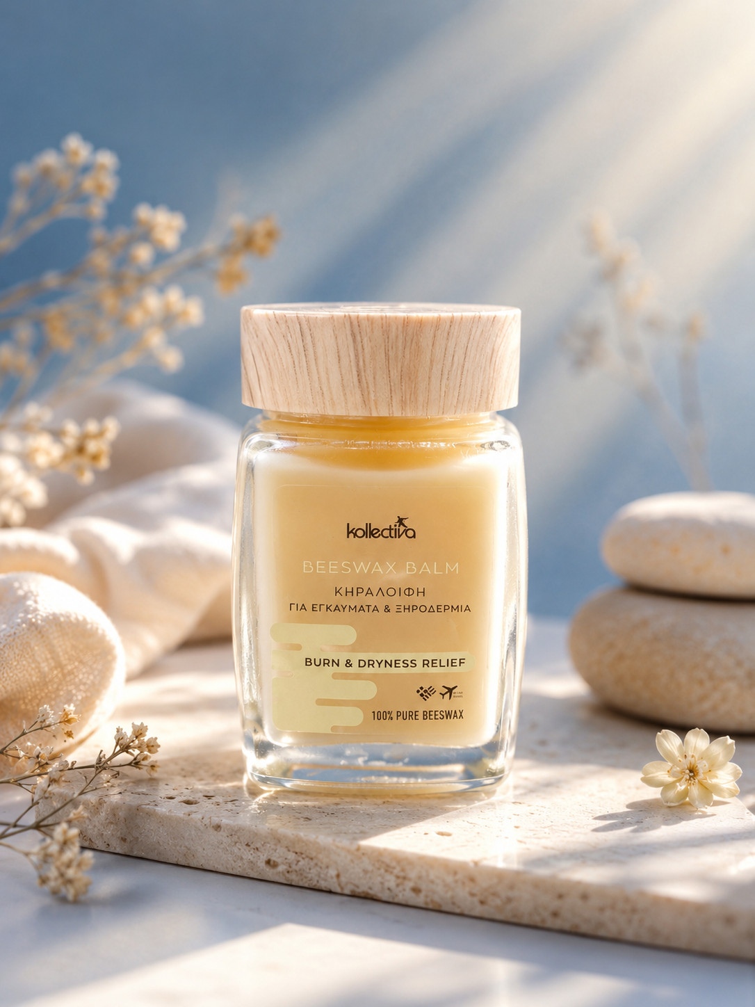 Κεραλοιφή για Εγκαύματα & Ξηροδερμία - Burn & Dryness Relief (100% Φυσικό Προϊόν) 50ml